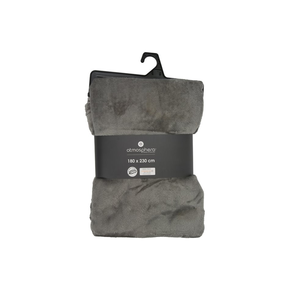 Throw Uni, dark grey, 180x230cm