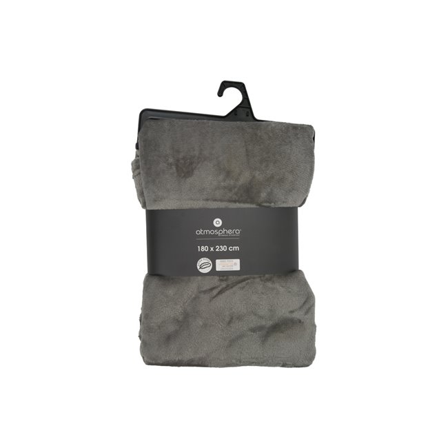 Throw Uni, dark grey, 180x230cm