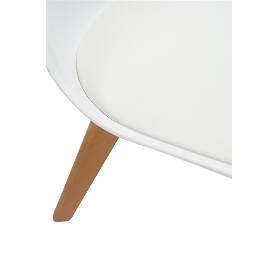 Chair Baya, white, H81x47x47cm