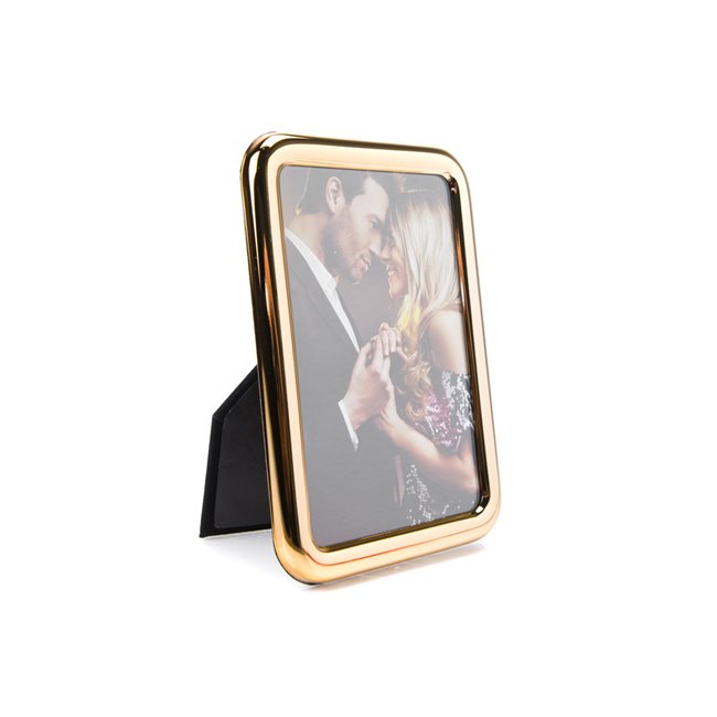 Photo frame Kaaro, steel, golden, 10x15cm
