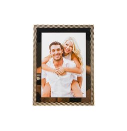 Photo frame Kaiva, steel, golden, 13x18cm