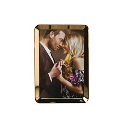 Photo frame Karvilla, zinc alloy, golden, 10x15cm