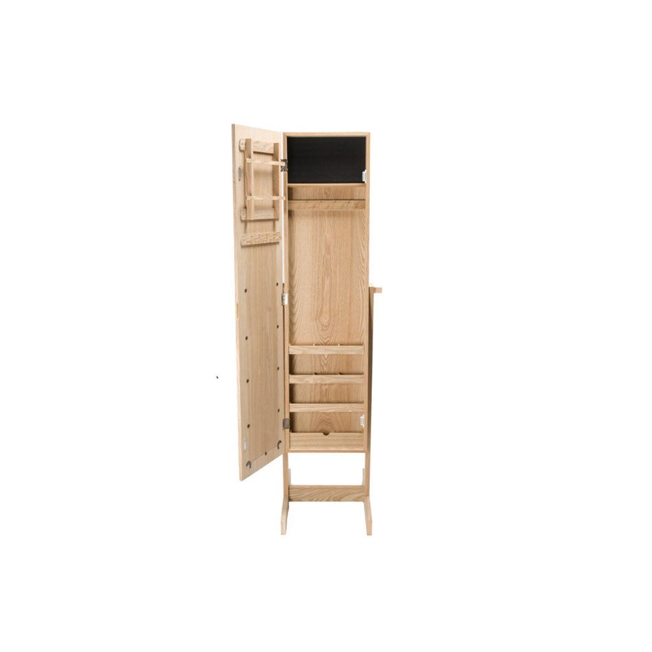 Jewelery cabinet with mirror, 37.5x146cm