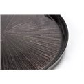 Dessert plate Astra, black, D21cm