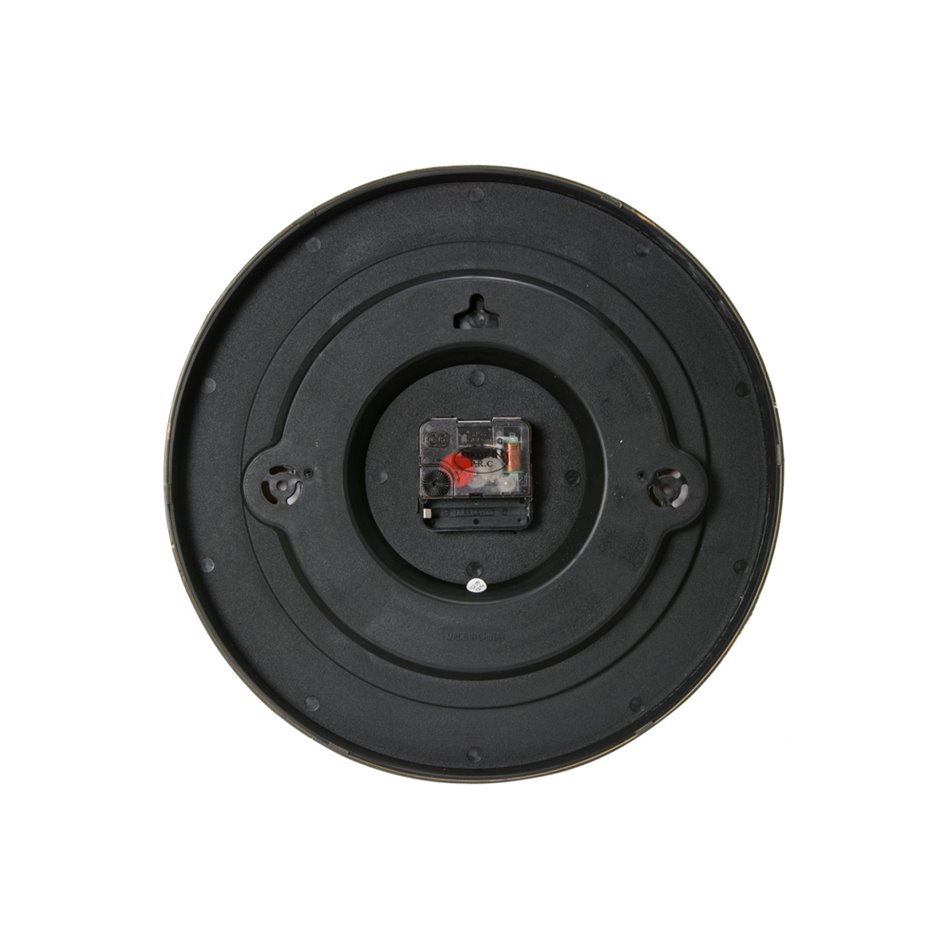 Wall clock Wood, natural/brown, D30x3cm