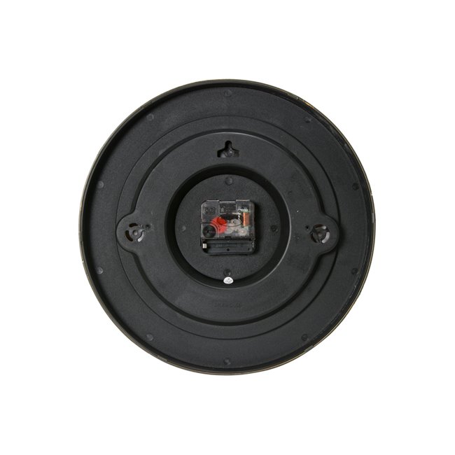 Wall clock Wood, natural/brown, D30x3cm