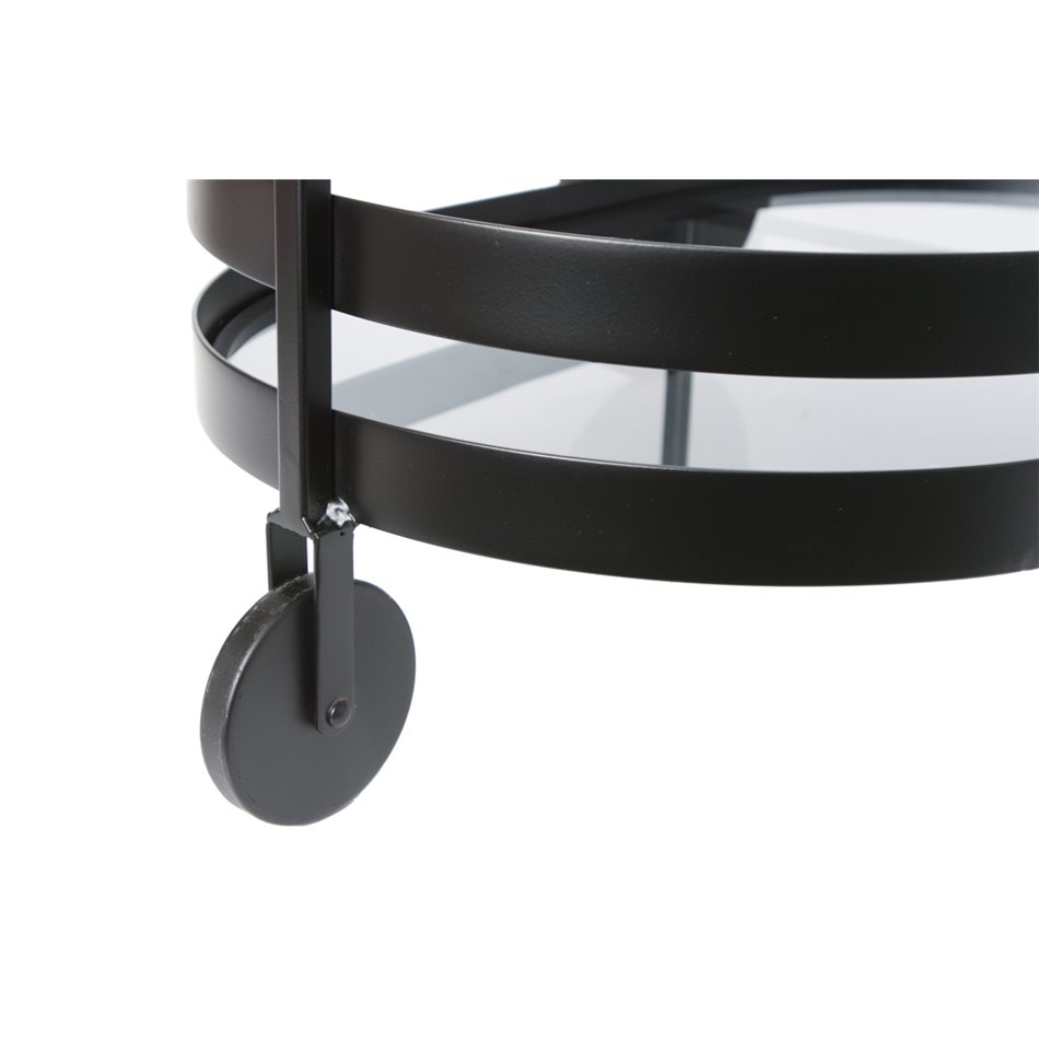 Serving trolley Totler, black, 66.5x45.5x74cm