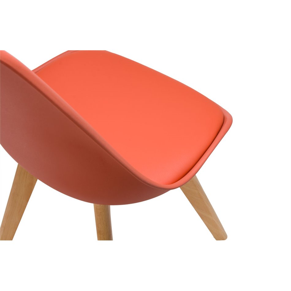 Chair Baya, teraccotta, H81x47cm, seat height 45cm