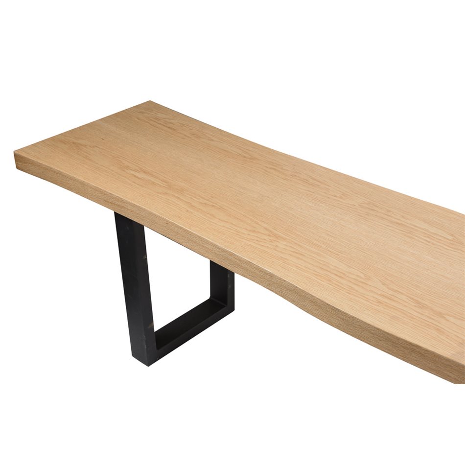 Bench Trave, oak wood veneer,180x38.5x46.5cm