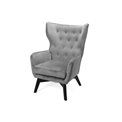Armchair Dunkel SK,grey,velvet, H103x76x80cm