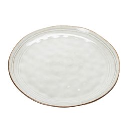 Dessert plate Flower, grey, D22cm