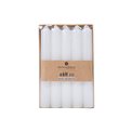 Candles Hugo, white, H16cmx10, D2.1cm
