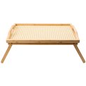 Bed tray Lazy Susan, bamboo, 50x30x6cm