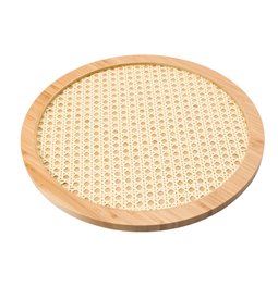 Tray Lazy Susan, bamboo, D35x2.7cm
