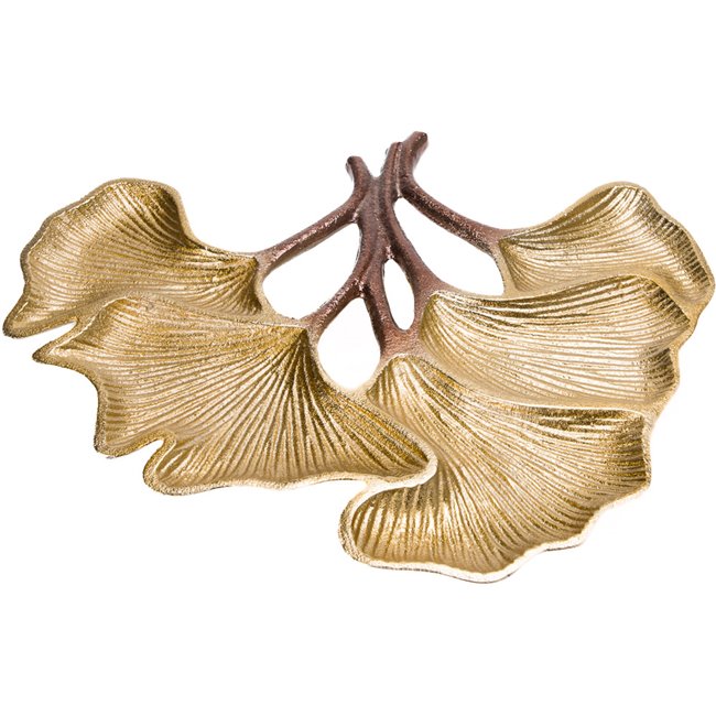 Decor table Banita ginko leaf, 41x37cm
