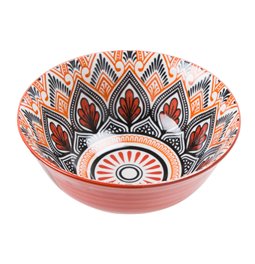 Bowl Mandala, orange, H7.1cm, D15cm