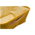 Basket, yellow colour, 31x15cm