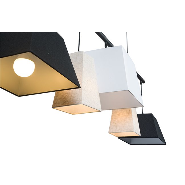 Pendant lamp Vesta, E27 5x40W, H55-145x140x31cm