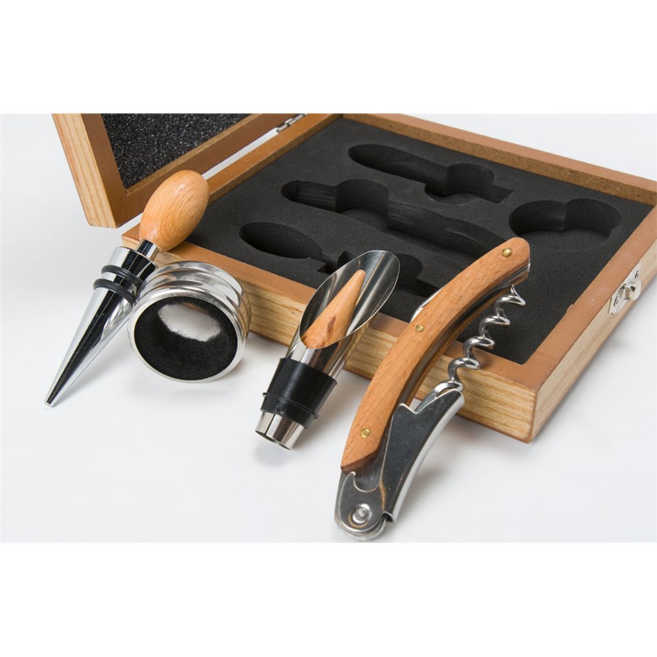 Wine accessories set Sommelier, set of 4