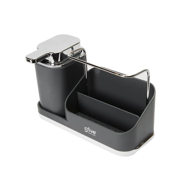 Kitchen utensils organizer, grey, 0.3l, H14x21x9cm