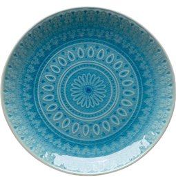 Plate Sicilia, blue, D21cm