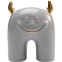 Deco object  Funny Teeth, grey, H15x12.5x6cm