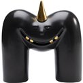 Deco object  Funny Teeth, black, H15x14x6cm