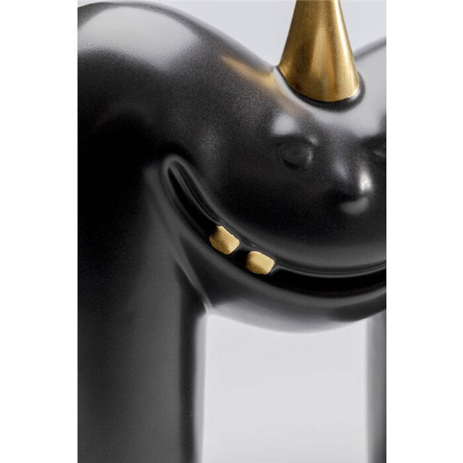 Deco object  Funny Teeth, black, H15x14x6cm