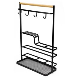 Blackwood kitchen organizer, H43.5x28.5x12cm