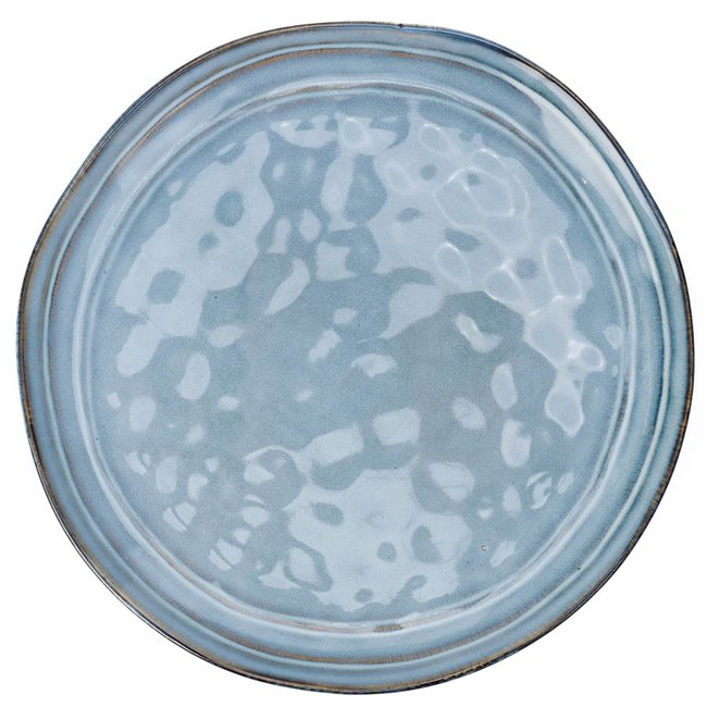 Dessert plate  Flower blue, H8.5cm, D21.5cm