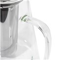 Teapot glass, 1.3L, H18.5x17x13.5cm