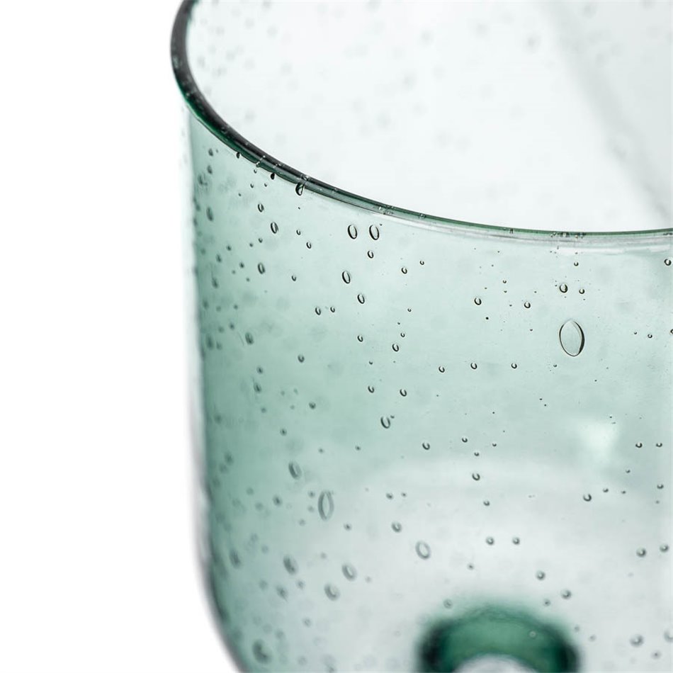 Wine glass Naia, green, H13.8cm D8cm 