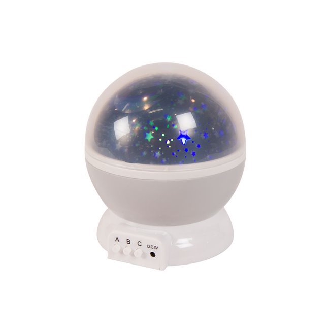 Rotating projector, H14cm, D13cm