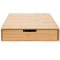 Bamboo capsule drawer,  H8x34.5x30.5cm