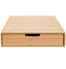 Bamboo capsule drawer,  H8x34.5x30.5cm