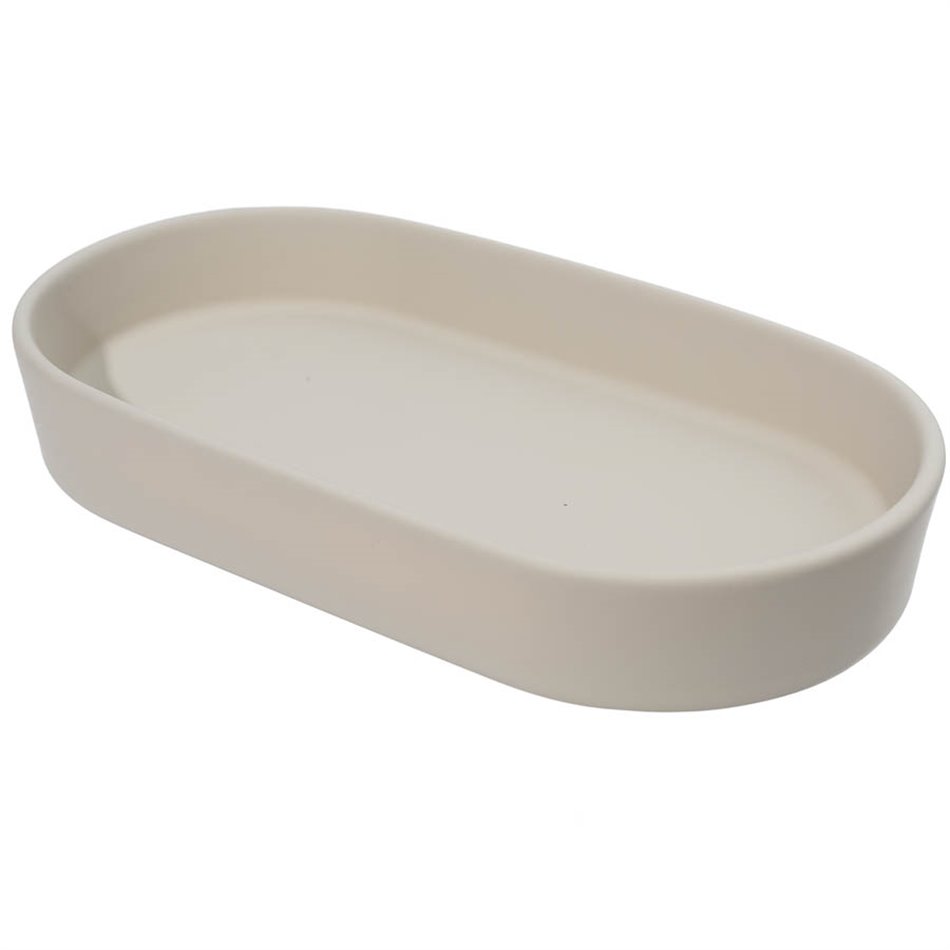 Lin plate Cocon, H3x19.3x10.6cm