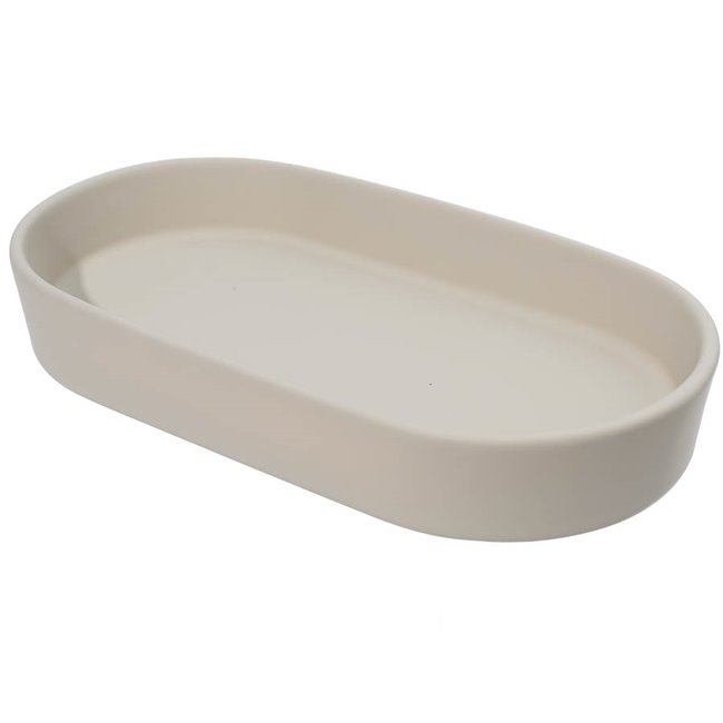 Lin plate Cocon, H3x19.3x10.6cm