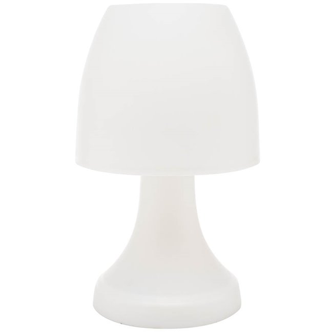 Outdoor lamp Dokk, white, H19.5cm, D12.5cm