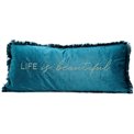 Decorative pillow Vel embr feel, 25x58x12cm