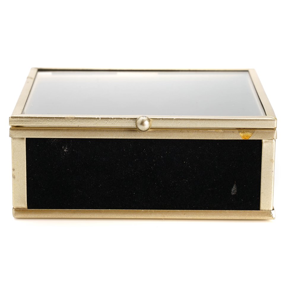Jewelry box Penelope, black, H4x10x9cm