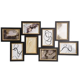 Wall photo frame Subli for 8 photos 10x15cm, 36.5x69.7x1.5cm