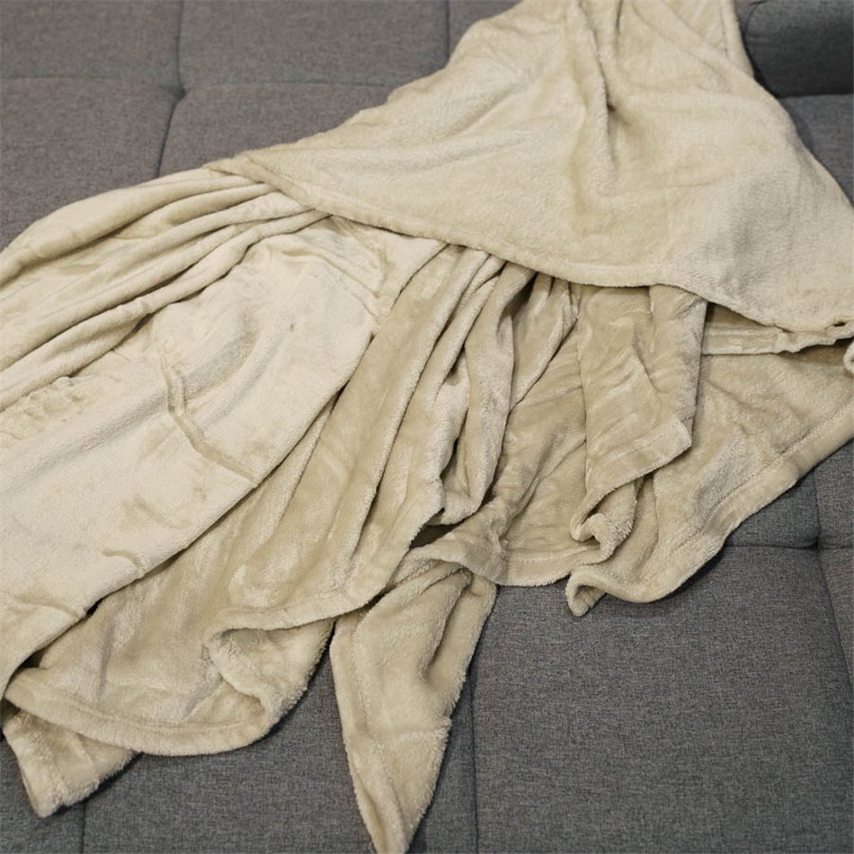 Plaid, beige, 150x200cm