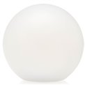 Outdoor LED ball, white, H28cm, D30cm