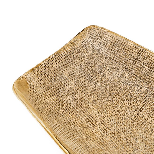 Bowl Bradora, ceramic, beige, H4x33x14cm