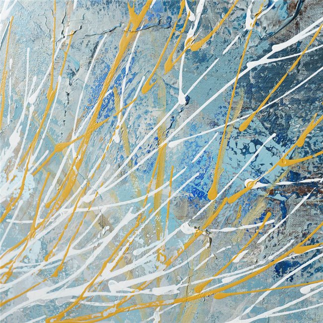 Canva picture Winter Forest, 99x99.5x3.5cm