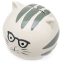 Saving bank Cat Brillo, ceramic, D9cm