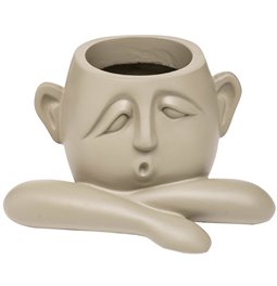 Decorative vase Listening, 15x12x8cm