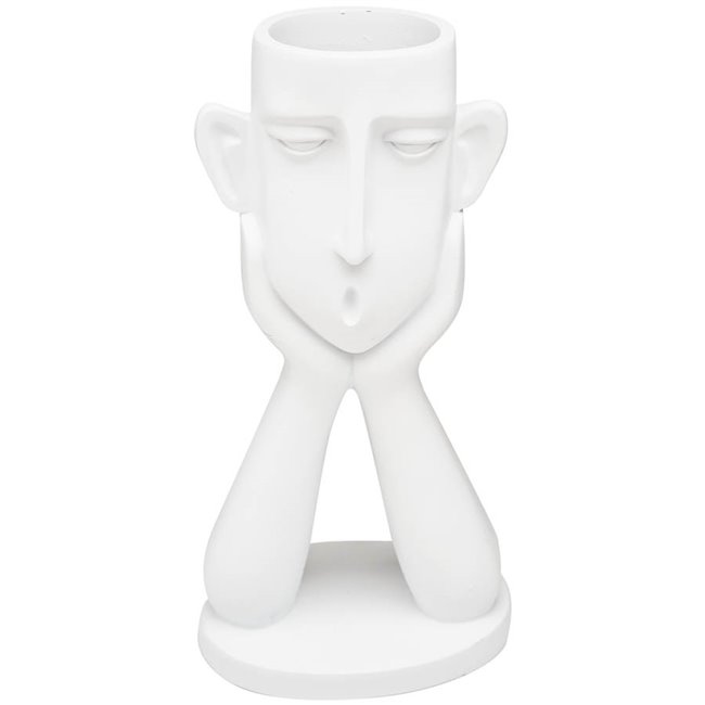 Decorative vase Thinking, 13x9x25.5cm