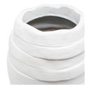 Decorative vase Head , white, 17x17x26cm