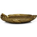 Decorative tray Owl, golden, 31x22.5x6.5cm